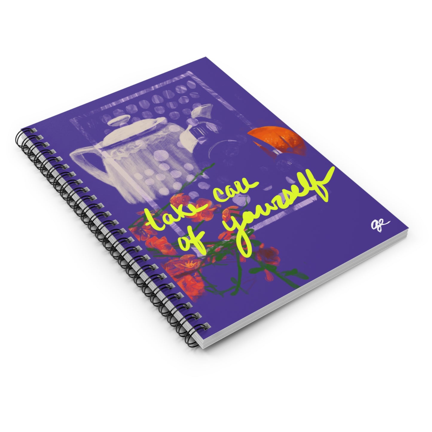 Spill Ur Tea Indigo Notebook