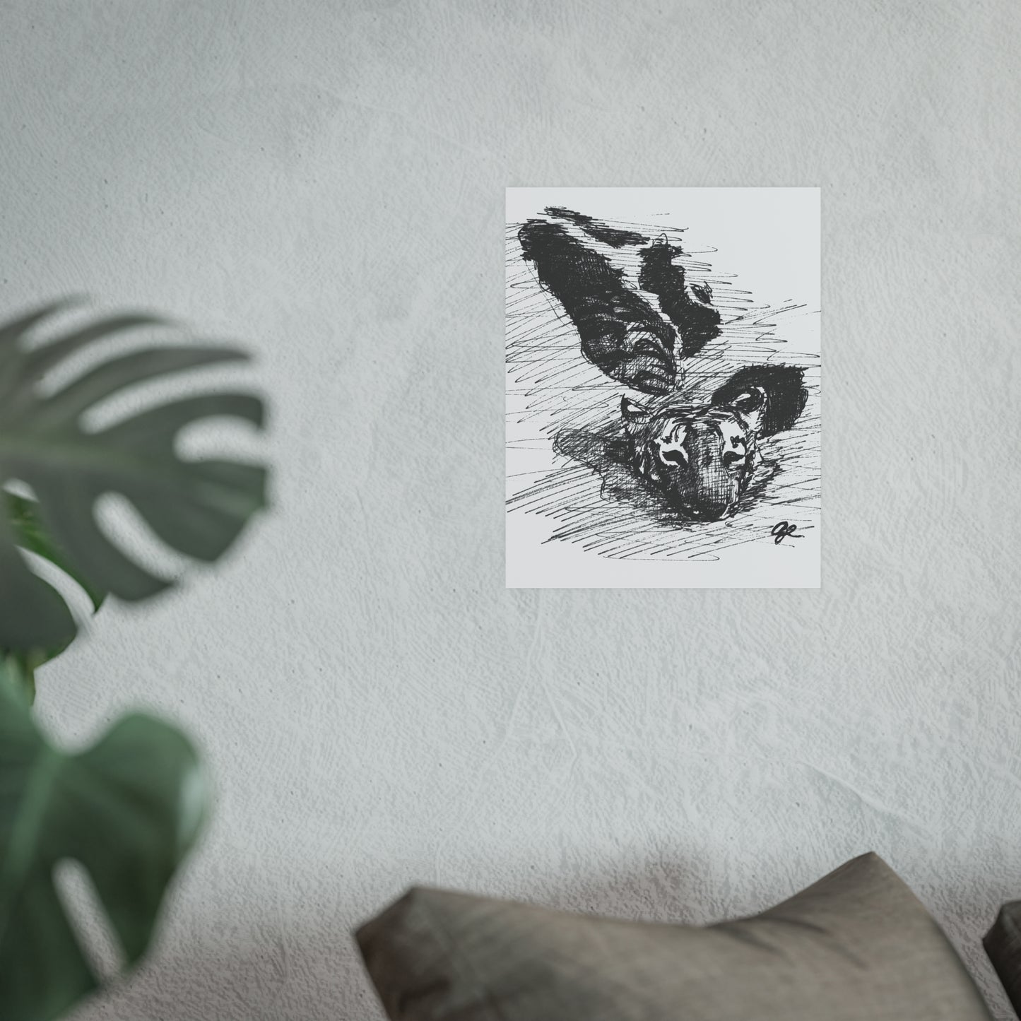 Tiger Scribble Print