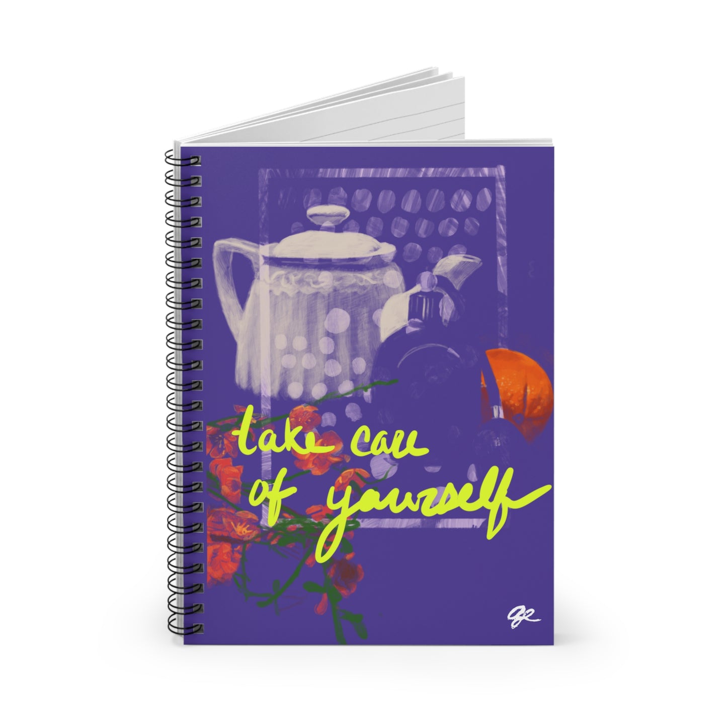 Spill Ur Tea Indigo Notebook