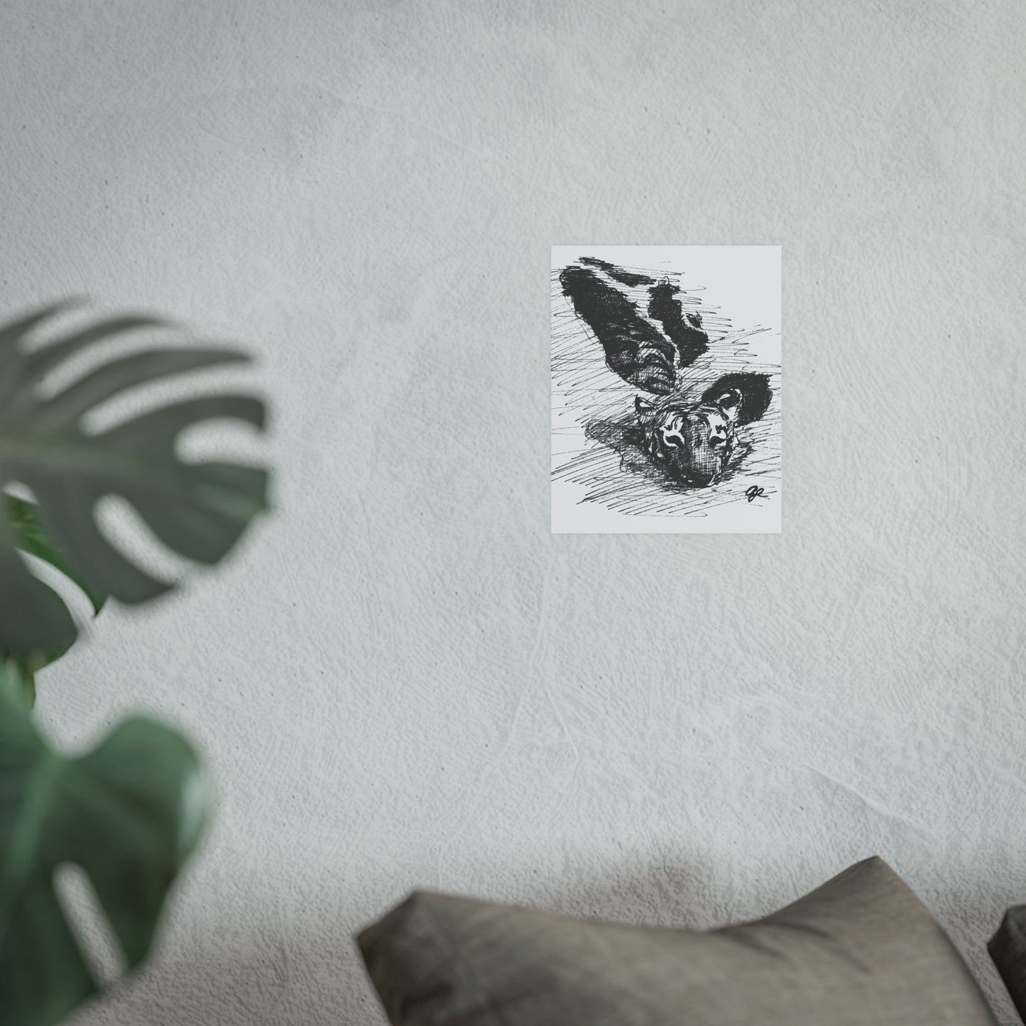 Tiger Scribble Print