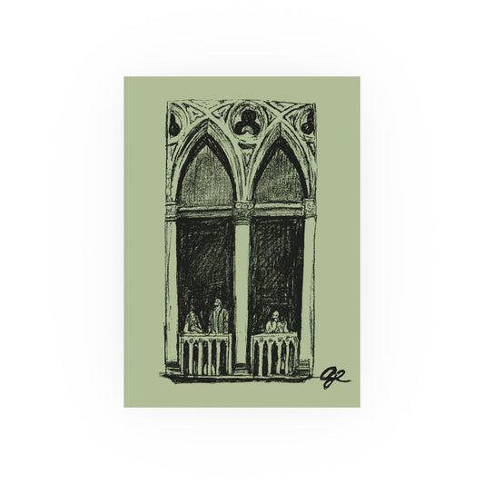 Courtyard Sketch Print