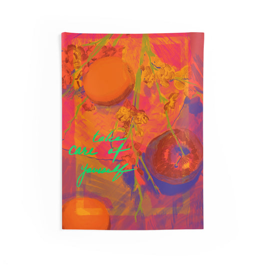Take Care Indoor Wall Tapestry