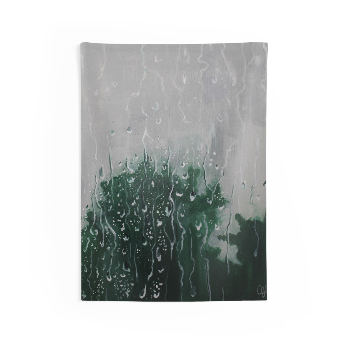 Raindrops Wall Tapestry