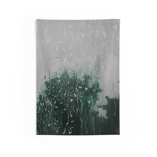 Raindrops Wall Tapestry