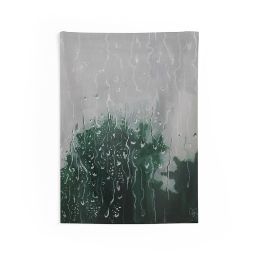 Acrylic Rain Indoor Wall Tapestry