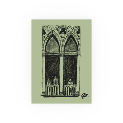 Courtyard Sketch Print